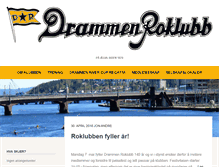 Tablet Screenshot of drammenroklubb.no